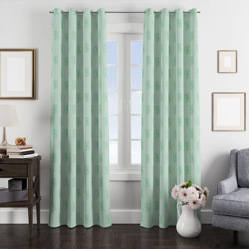 new horizon animal crossing character window Curtain