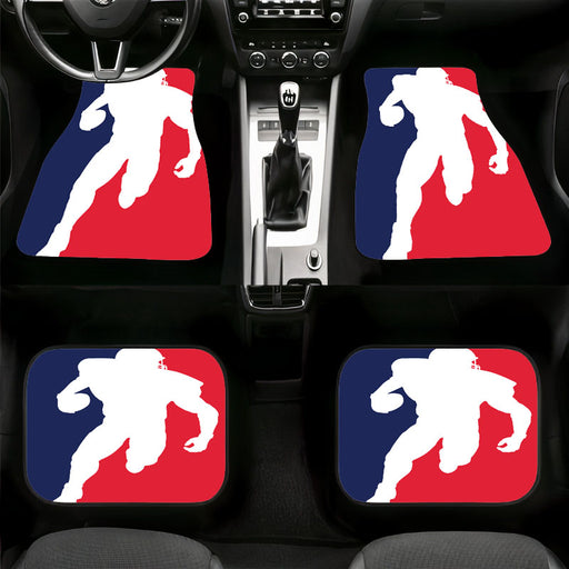 nba x nfl logo Car floor mats Universal fit