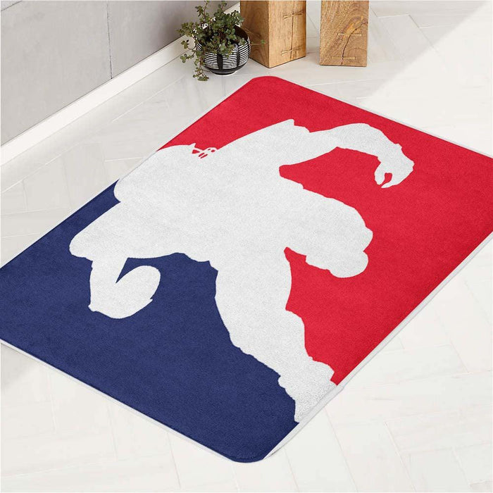 nba x nfl logo bath rugs