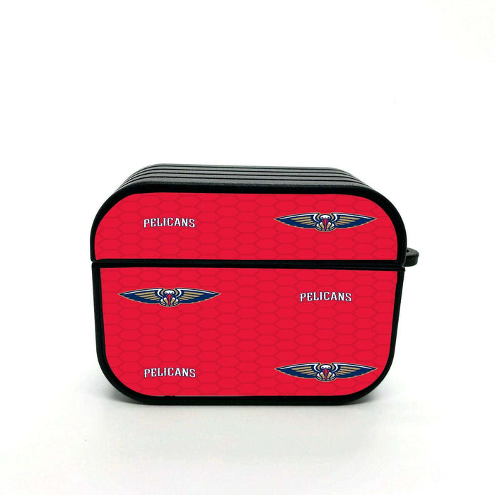 new orleans pelicans nba logo red airpods case