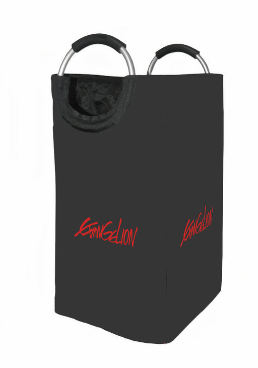 neon genesis evangelion red dark Laundry Hamper | Laundry Basket