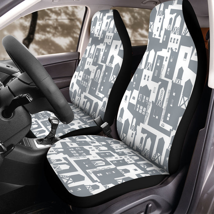 new york city in the shadow Car Seat Covers