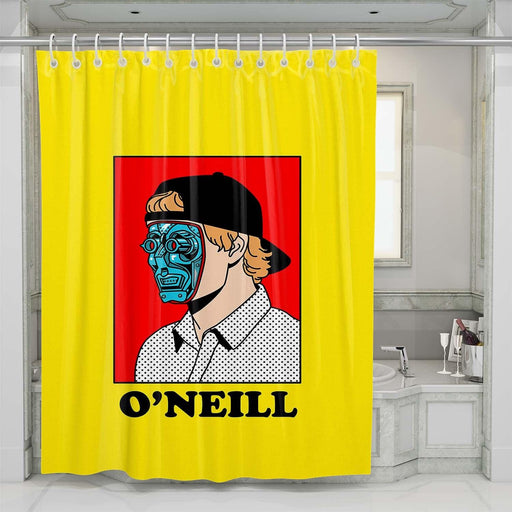 one piece character shower curtains