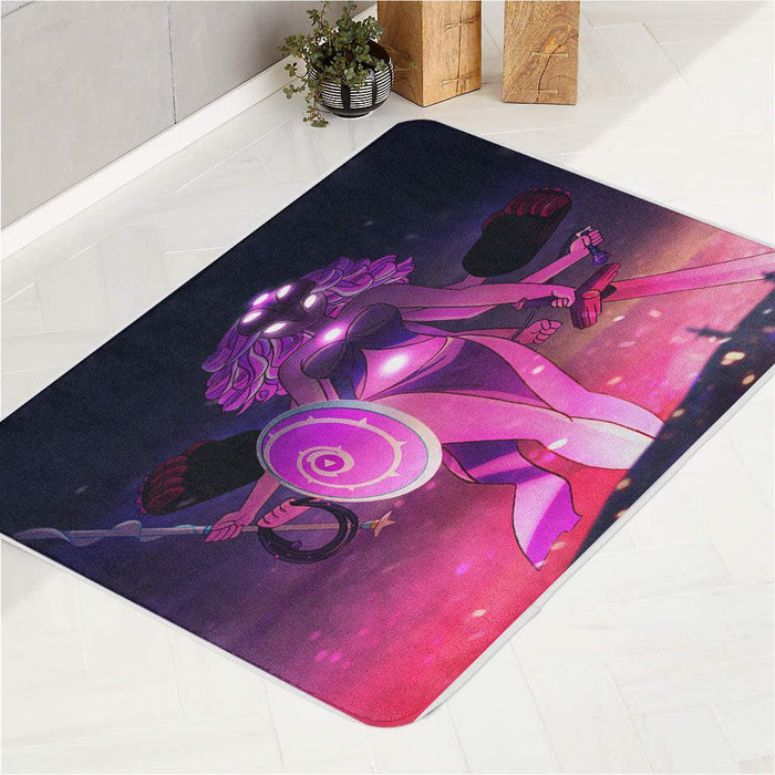 obsidian glowing steven universe bath rugs