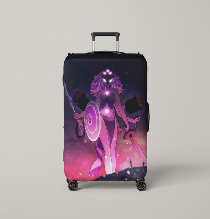 obsidian glowing steven universe Luggage Covers | Suitcase