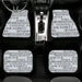 new york city typography america Car floor mats Universal fit