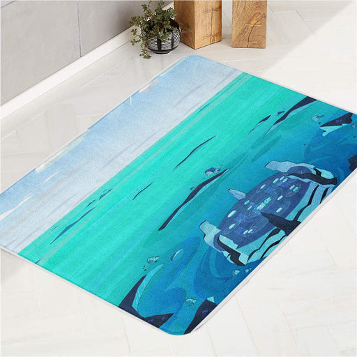 oceans futuristic by steven universe bath rugs