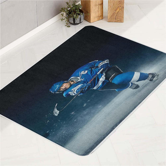 never give up steven stamkos nhl bath rugs