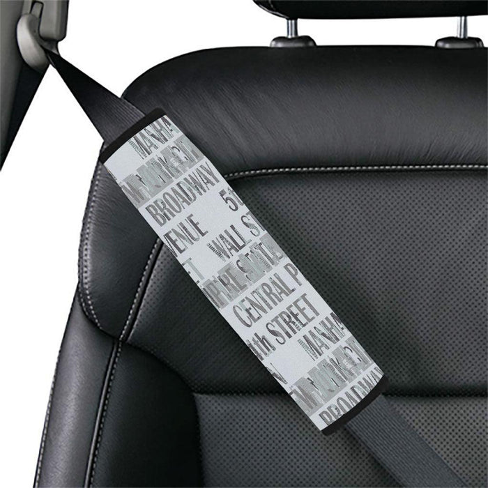 new york city typography america Car seat belt cover