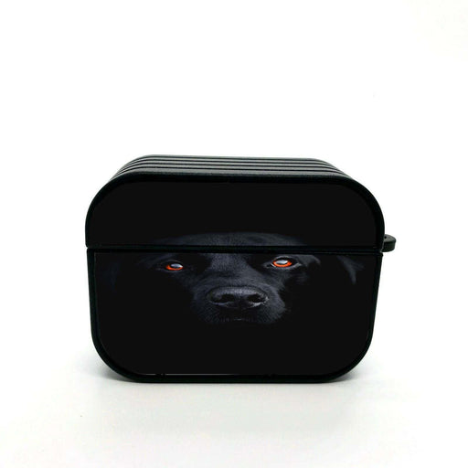 orange eyes dog airpods case