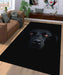 orange eyes dog Living room carpet rugs