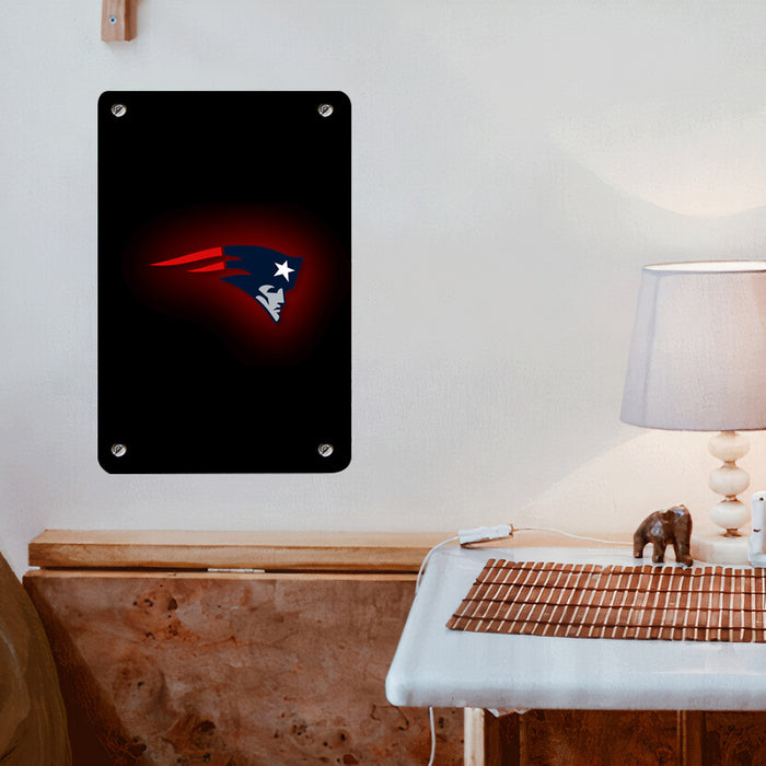 new england patriots dark logo Poster Metal print wall art