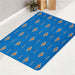 new york kincks team logo hexagon bath rugs