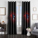 new england patriots dark logo window Curtain