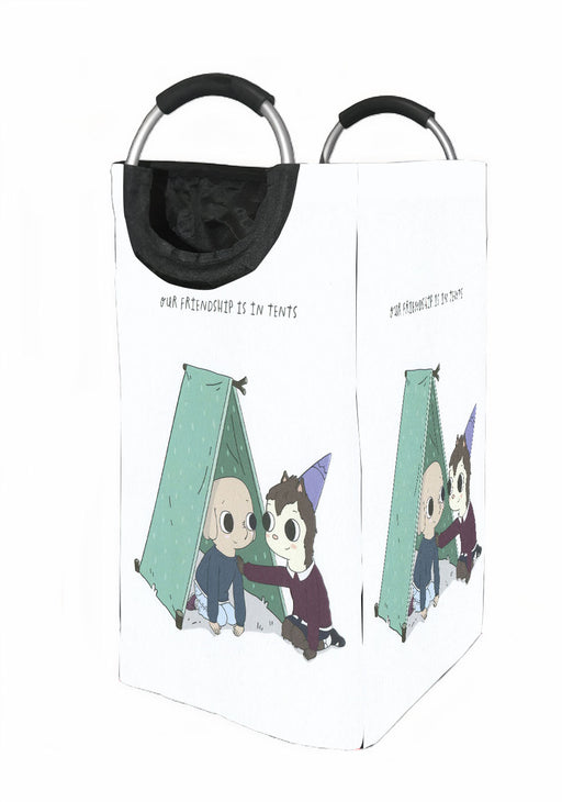 our friendship in tents summer camp island Laundry Hamper | Laundry Basket