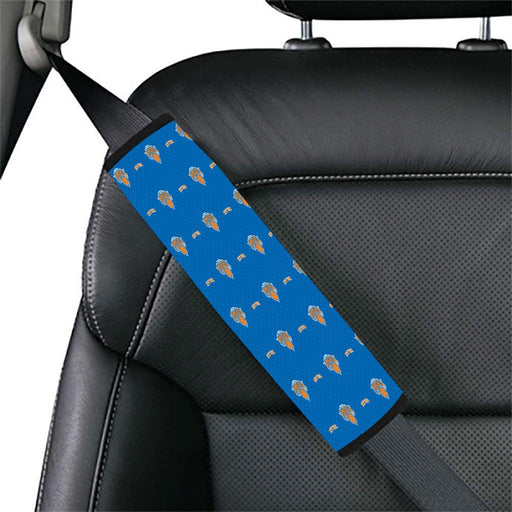 new york kincks team logo hexagon Car seat belt cover