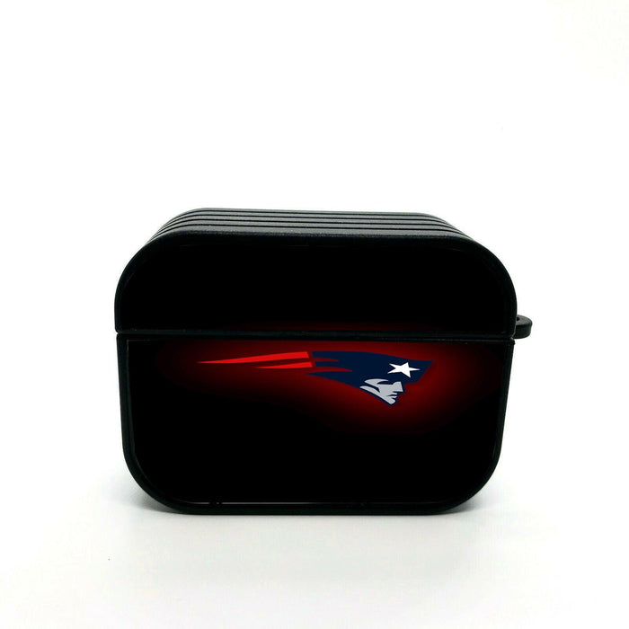 new england patriots dark logo airpod case