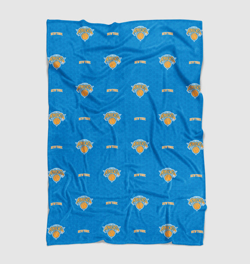 new york kincks team logo hexagon Ultra soft fleece blanket