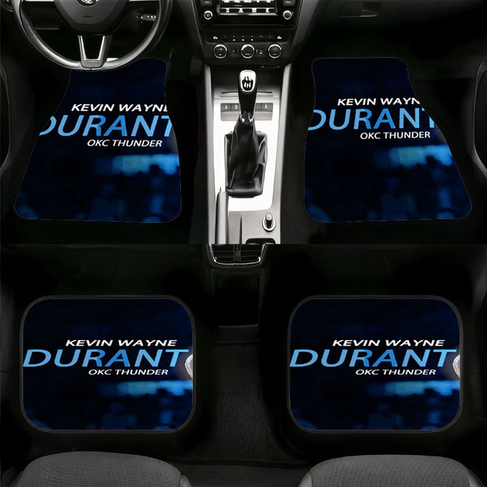 okc thunder kevin wayne durant Car floor mats Universal fit