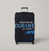 okc thunder kevin wayne durant Luggage Covers | Suitcase