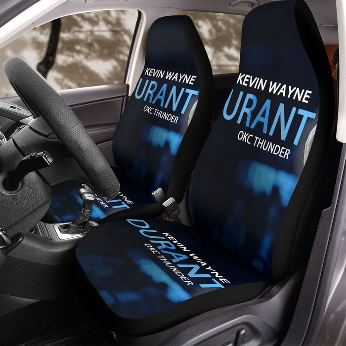 okc thunder kevin wayne durant Car Seat Covers