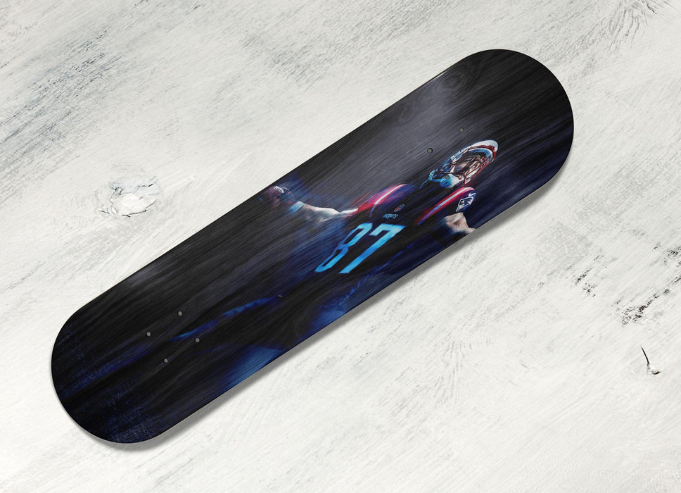 new england patriots player throwing Skateboard decks