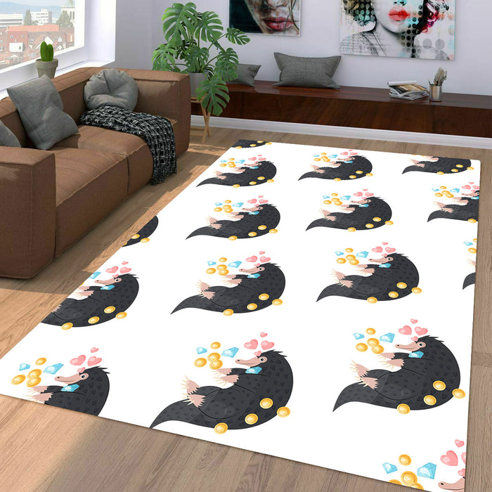 niffleur animal harry potter Living room carpet rugs