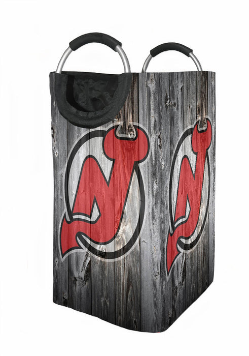 new jersey devils woods logo Laundry Hamper | Laundry Basket