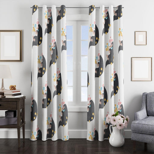 niffleur animal harry potter window Curtain