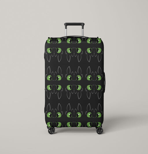 night fury toothless face Luggage Cover | suitcase