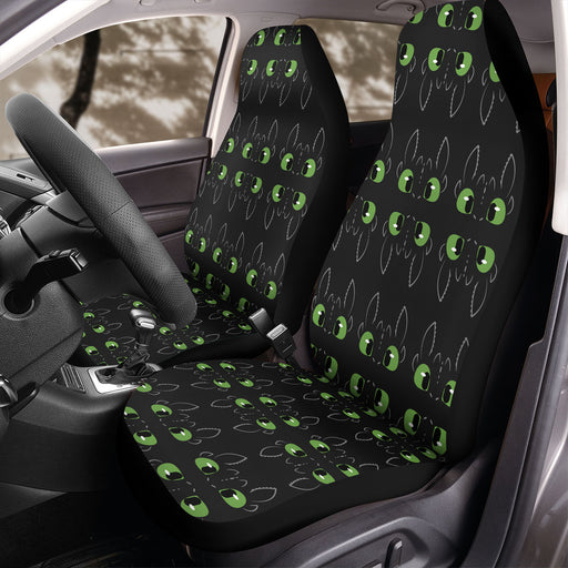 night fury toothless face Car Seat Covers