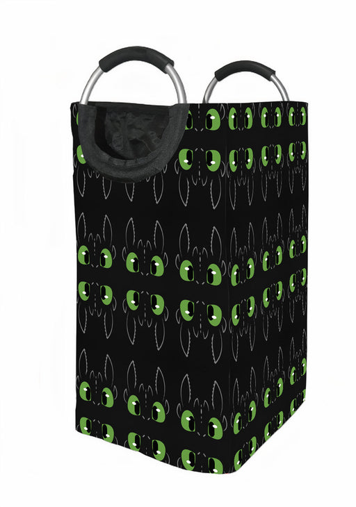 night fury toothless face Laundry Hamper | Laundry Basket