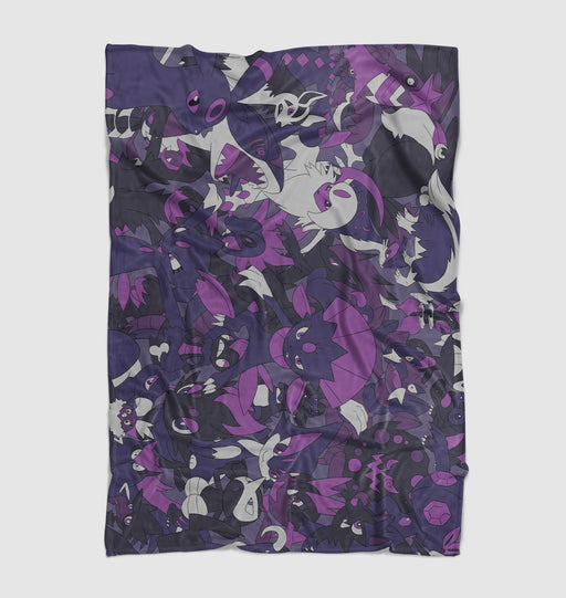 night species of pokemon Ultra soft fleece blanket