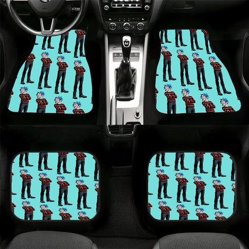 noodle british visual member gorillaz Car floor mats Universal fit