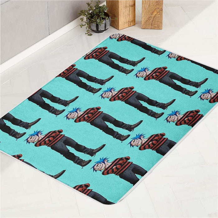 noodle british visual member gorillaz bath rugs