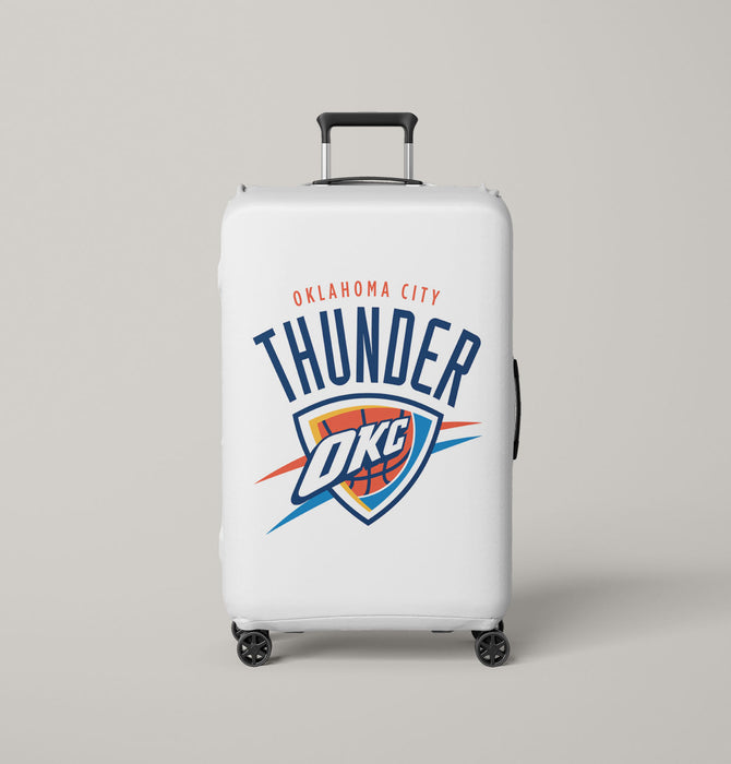 oklahoma city thunder okc nba Luggage Covers | Suitcase