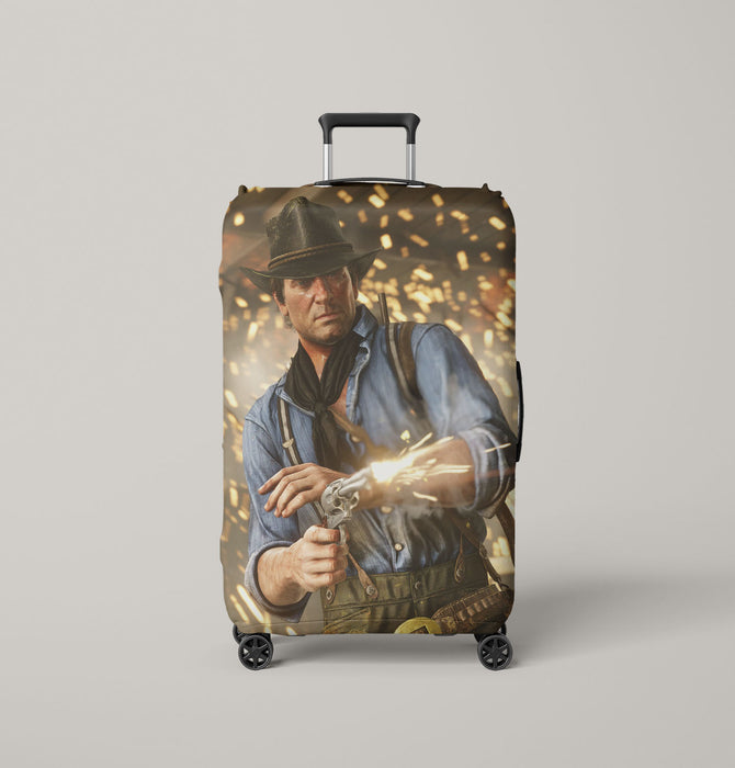 old of game arthur morgan Luggage Covers | Suitcase