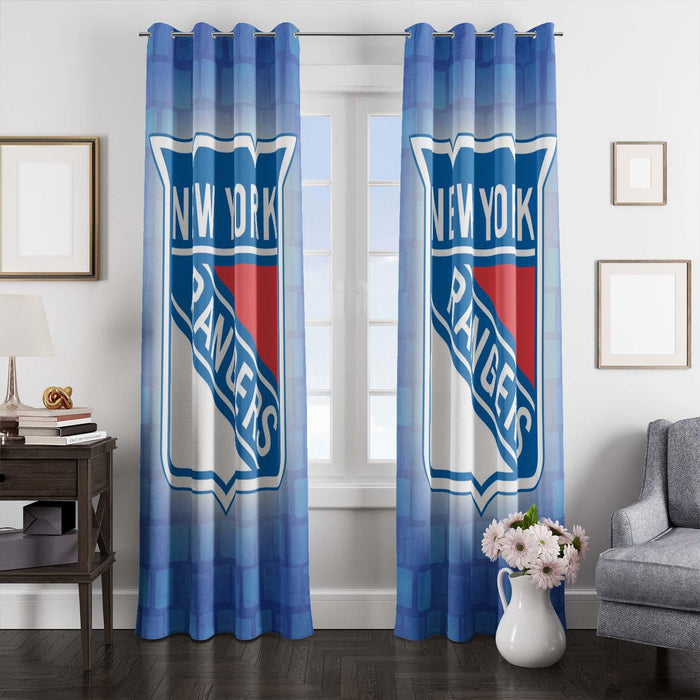 new york rangers logo window Curtain