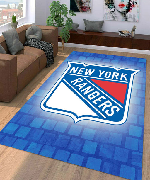 new york rangers logo Living room carpet rugs