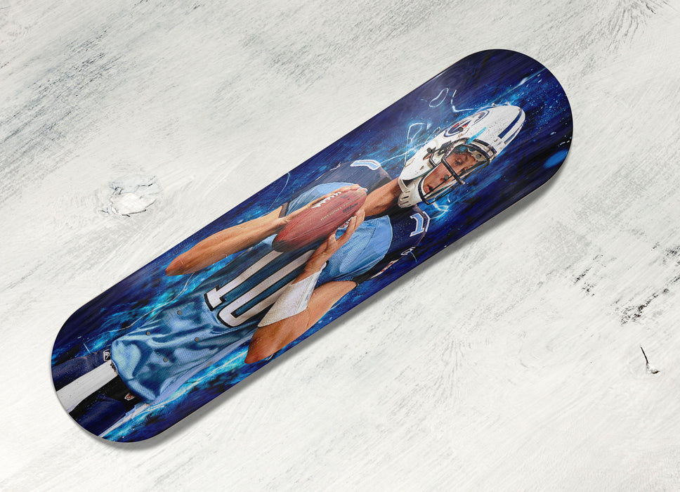 nfl player jake locker blue jersey Skateboard decks