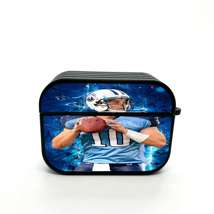 nfl player jake locker blue jersey airpod case