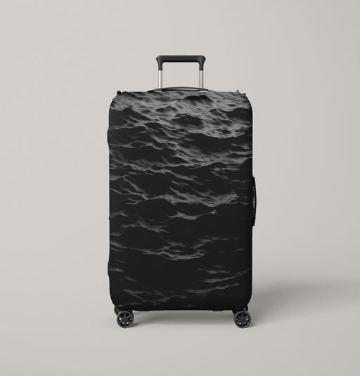 ocean wave in the night Luggage Cover | suitcase