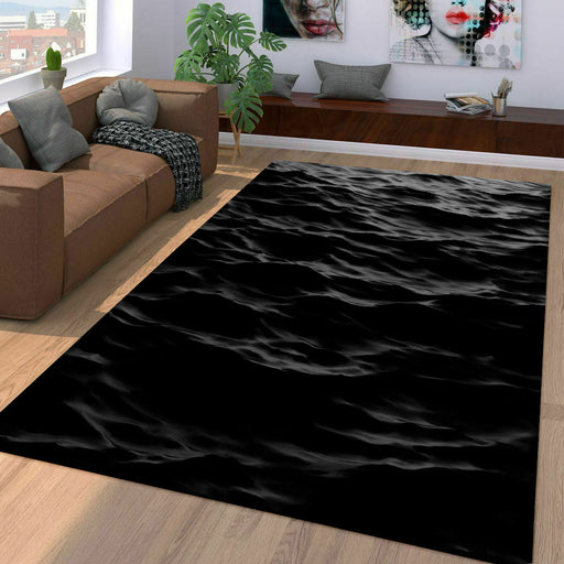 ocean wave in the night Living room carpet rugs