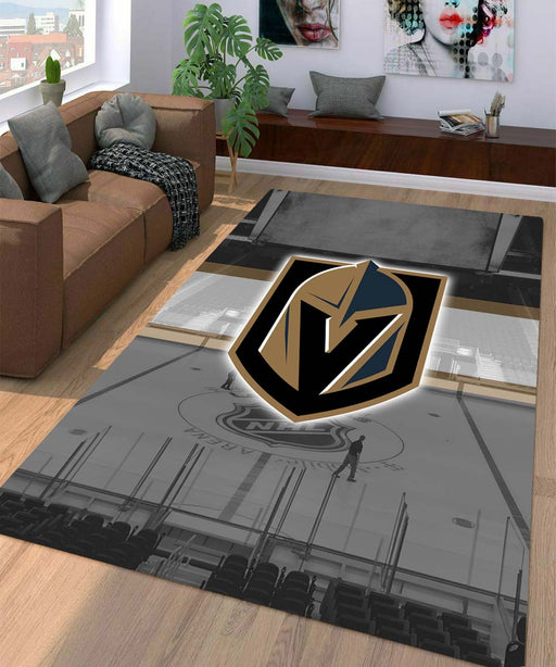 nhl arena vegas golden knights Living room carpet rugs