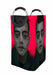 Painting of rami malek mr, robot Laundry Hamper | Laundry Basket