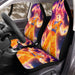 on fire goku dragon ball fusion Car Seat Covers