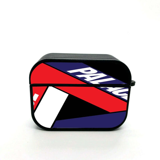 palace red blue white logo airpods case