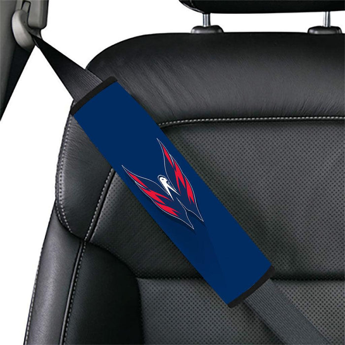 nhl team vector logo blue red Car seat belt cover - Grovycase