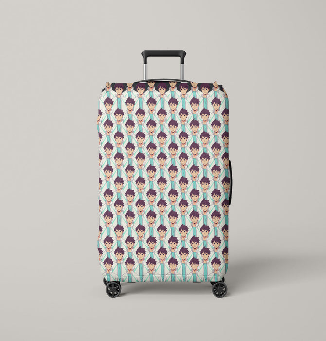 oikawa sensei aoba johsai Luggage Cover | suitcase