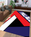 palace red blue white logo Living room carpet rugs